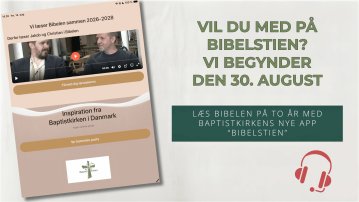 Vil du læse Bibelen på to år – tag med på Bibelstien!