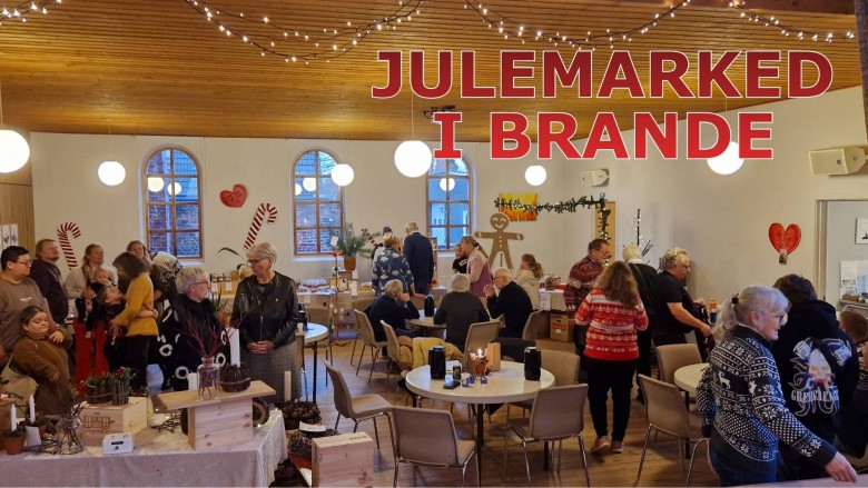 Julemarked i Brande: Nyt initiativ fyldte kirken