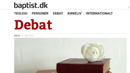 Ny debat-sektion